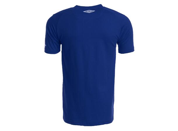 UMBRO Vision Cotton Tee Blå S Lekker bomulls-T-skjorte